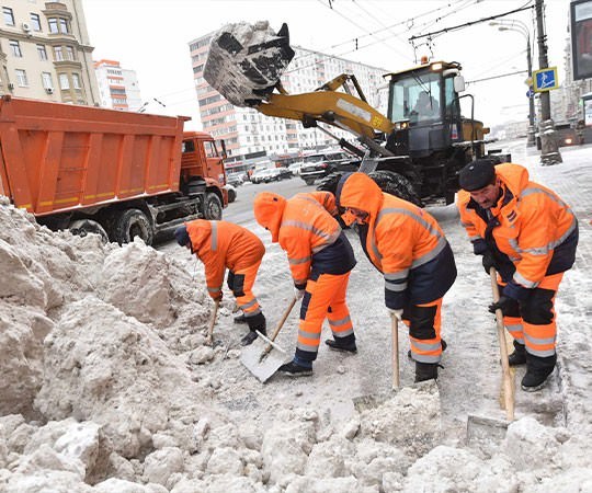 Уборка снега в Судаке и  Республике Крым